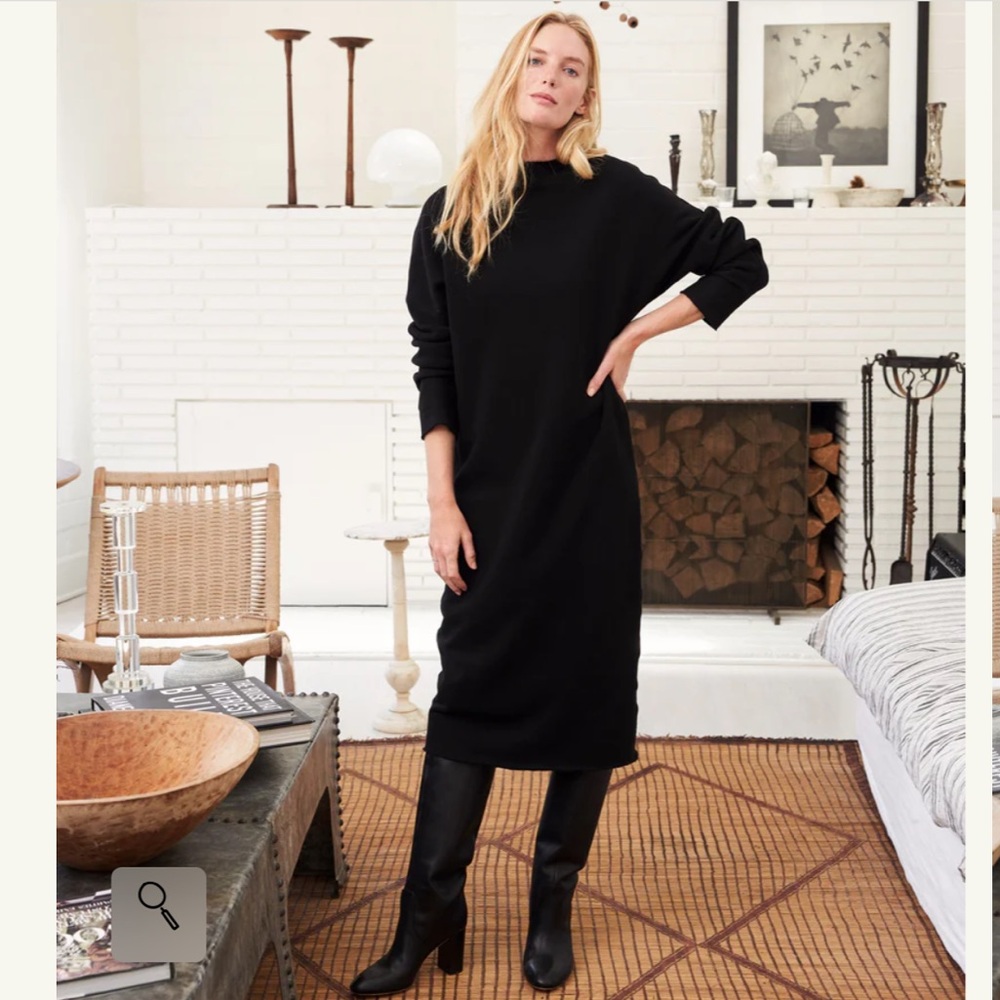 Frank and‎ Eileen NEW WITHOUT TAGS Isabelle Funnel Neck Dress medium minimalist